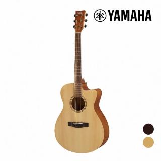 【Yamaha 山葉音樂】FS400C 缺角款 民謠木吉他 原木色/黑色(原廠公司貨 商品保固有保障)