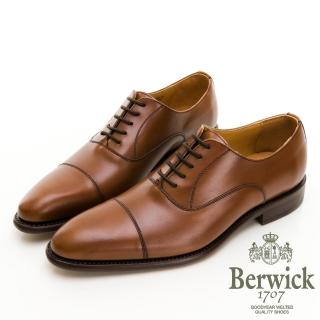 【GEORGE 喬治皮鞋】Berwick西班牙進口-固特異工藝橫飾鋸齒雕花牛津鞋 -棕335003KM24