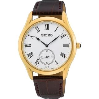 【SEIKO 精工】CS 羅馬數字小秒針腕錶 6G28-01A0G/SRK050P1(SK034)