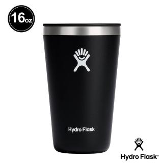【Hydro Flask】16oz/473ml 隨行杯(時尚黑)