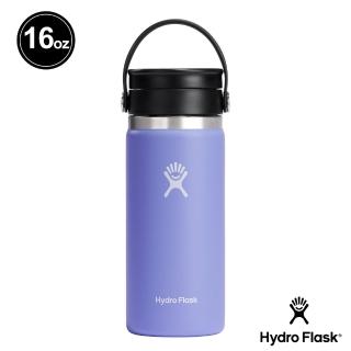 【Hydro Flask】16oz/473ml 寬口旋轉咖啡蓋保溫杯(紫藤花)(保溫瓶)