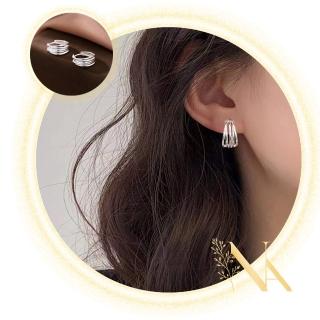 【NANA】娜娜 線條設計耳環 NA090505(耳環)