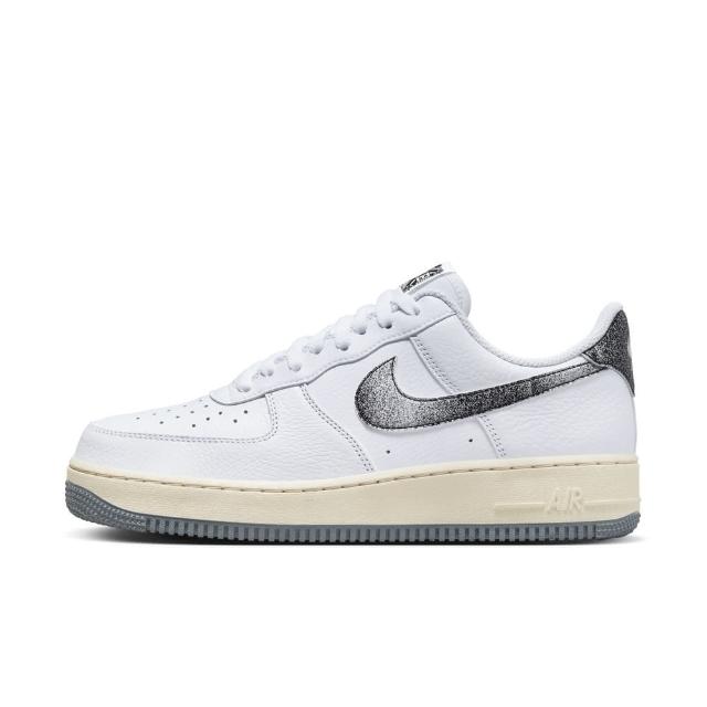 【NIKE 耐吉】AIR FORCE 1 07 LX 男運動休閒鞋-白灰(DV7183100