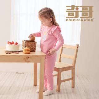 【奇哥官方旗艦】Chic a Bon 貓貓甜點屋側開套裝/居家服/睡衣(1-3歲)