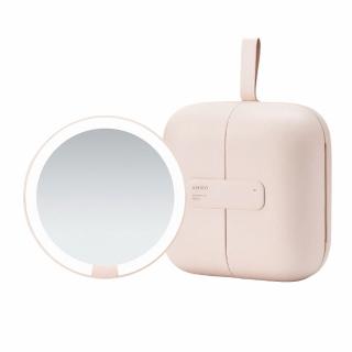 【AMIRO】覓光 Cube S 行動LED磁吸美妝鏡折疊收納化妝箱(化妝鏡/化妝包/包包鏡/旅行/情人節禮物)