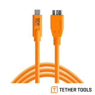 【TETHER TOOLS】CUC3315-ORG TETHER Pro 傳輸線 USB-C to 3.0 Micro-B(正成公司貨)