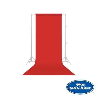 【Savage 美國豹牌】無縫背景紙 #08 基本紅色 1.35m x 11m(公司貨)