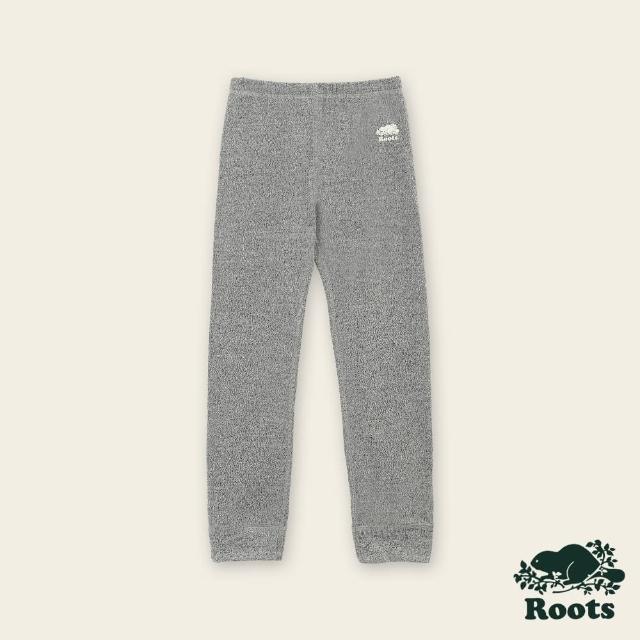 【Roots】Roots大童-絕對經典系列 海狸LOGO刷毛內搭褲(灰色)