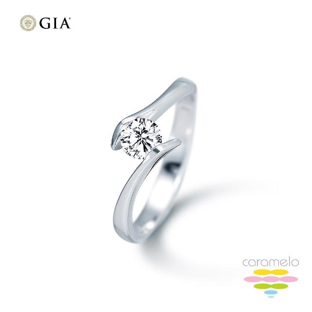 【彩糖鑽工坊】GIA 鑽石 30分 F成色 斜夾鑲 鑽石戒指(EX車工 鑽石)