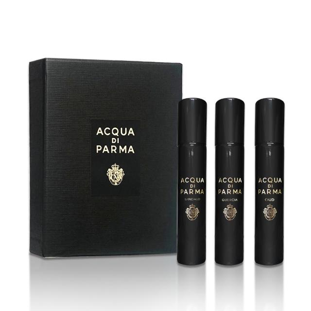 【Acqua Di Parma】帕爾瑪之水 格調香氛探索組禮盒 12MLX3入(沉香烏木+白檀+橡木淡香精)