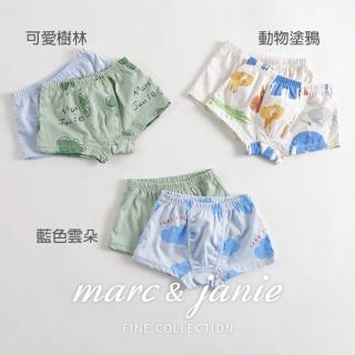 【Marc & Janie】動物印花男孩男童四角內褲2件組(TM2308-303)