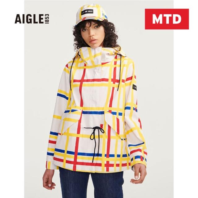 【AIGLE】女 聯名MTD 防水透氣外套(AG-FAO83A131 米白)