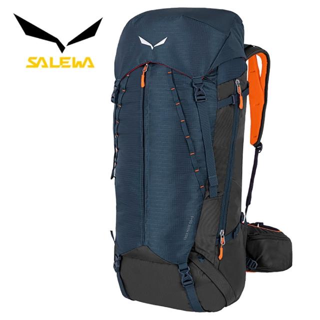 【SALEWA】TREK MATE 55+5 長途登山背包 男 藍色(健行背包 徒步旅行背包)