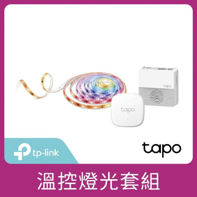 溫控環境燈組【TP-Link】Tapo L930+T310+H200 全彩智能燈條/溫濕度感測器/無線網關