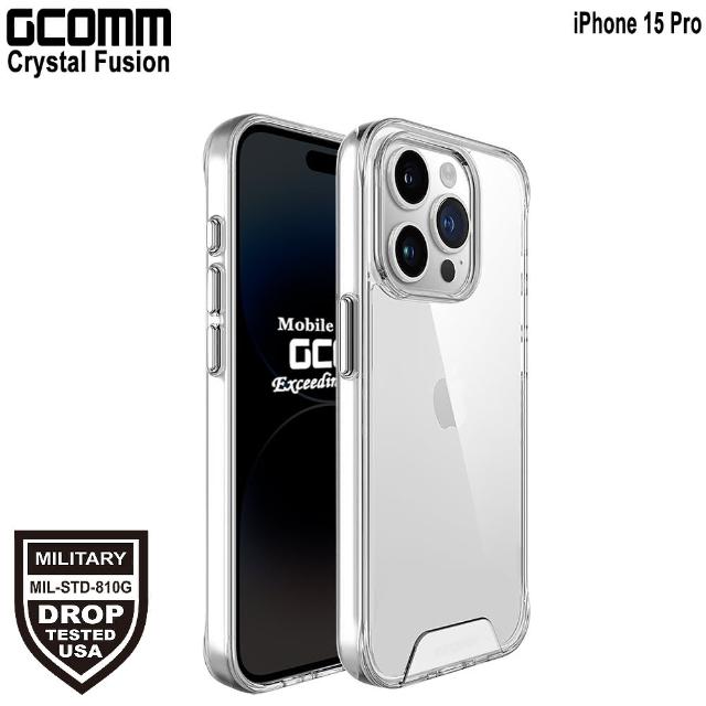 【GCOMM】iPhone 15 Pro 晶透軍規防摔殼 Crystal Fusion(iPhone 15 Pro 6.1吋)