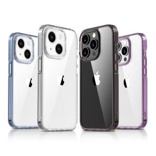 【IN7】iPhone 15 Pro 6.1吋 極光系列雙料透明防摔手機保護殼