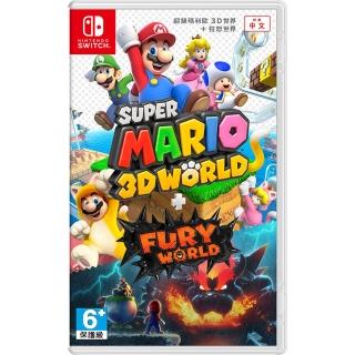 【Nintendo 任天堂】超級瑪利歐3D世界+狂怒世界(台灣公司貨-中文版)