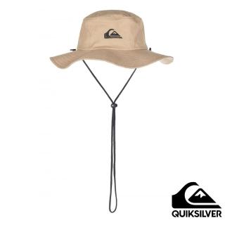 【QUIKSILVER】男款 配件 戶外運動帽 漁夫帽 休閒帽 衝浪帽 BUSHMASTER(卡其)
