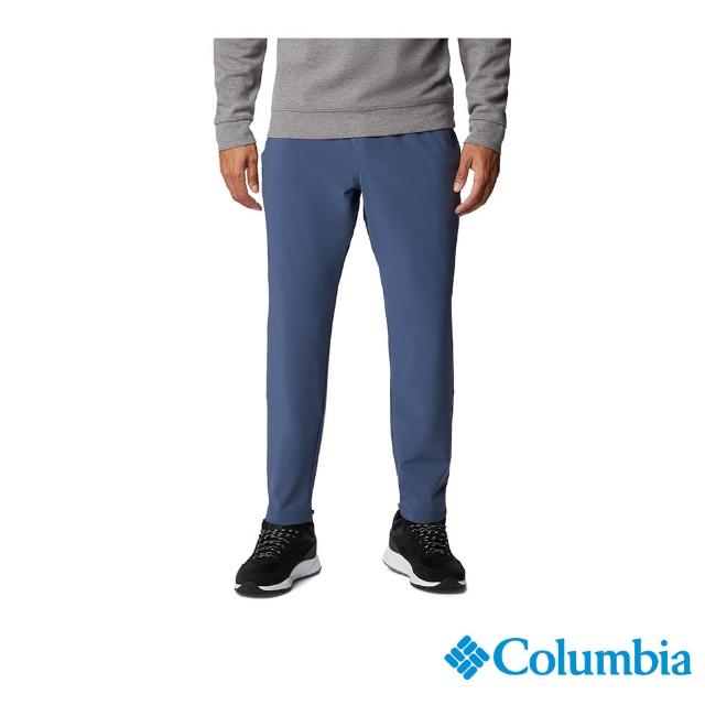 【Columbia 哥倫比亞 官方旗艦】男款-Columbia Hike防潑長褲-墨藍(UAE93510IBHF)