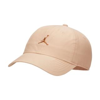 【NIKE 耐吉】帽子 棒球帽 運動帽 遮陽帽 喬丹 J CLUB CAP US CB JUMPMAN 奶茶 FD5185-200