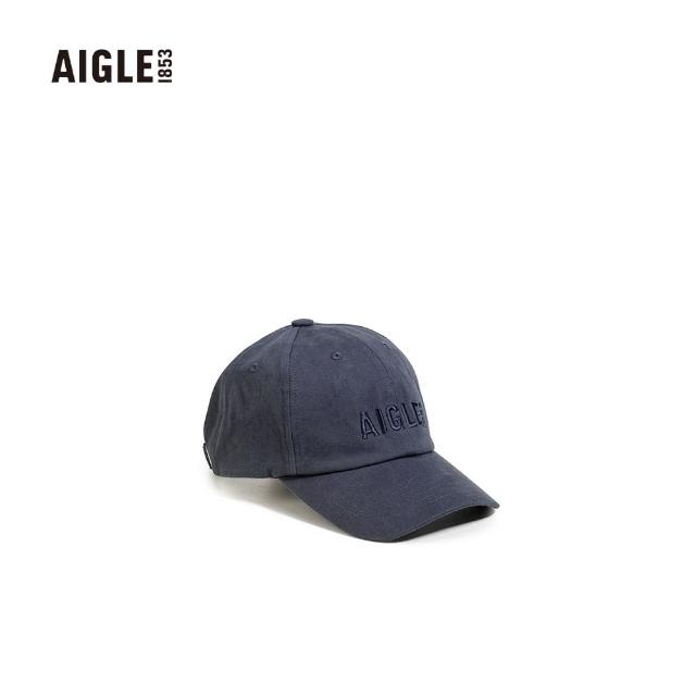 【AIGLE】有機棉棒球帽(AG-FAD34A057 深藍)