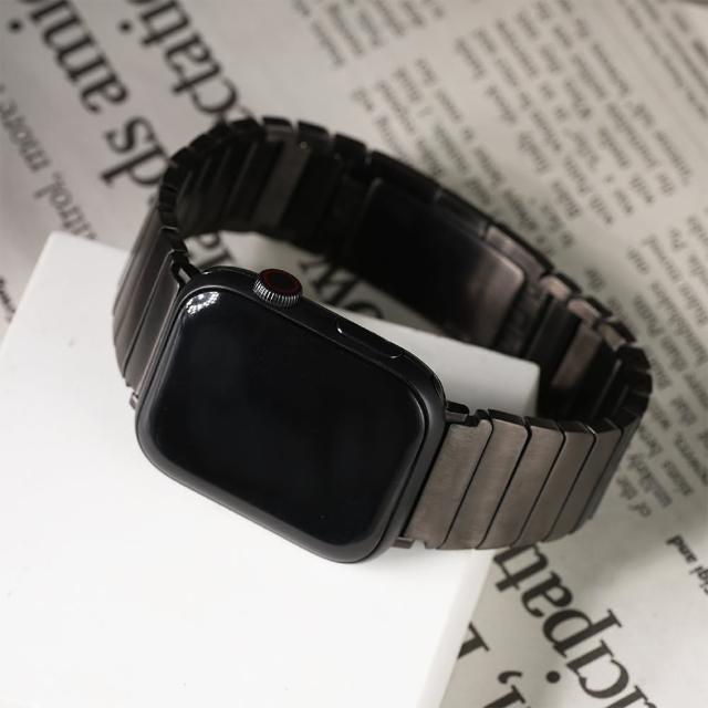 【W.wear】Apple watch-橫版鈦金屬(38/40/41/42/44/45錶帶)
