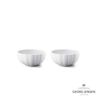 【Georg Jensen 官方旗艦店】BERNADOTTE 碗 小號 2 件(瓷 碗)