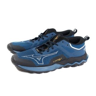 【MIZUNO 美津濃】美津濃 WAVE IBUKI 4 GTX 慢跑鞋 運動鞋 藍色 男鞋 J1GJ225951 no211