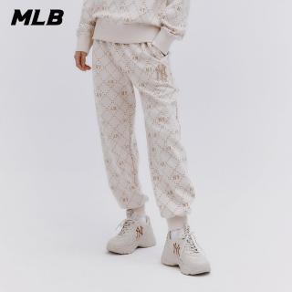 【MLB】運動褲 休閒長褲 MONOGRAM系列 紐約洋基隊(3APTM0134-50CRD)