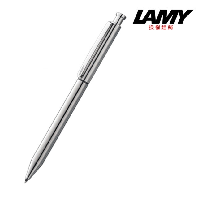 【LAMY】聖賢系列 不銹鋼兩用筆 銀色(645)