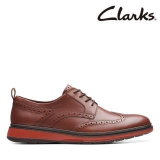 【Clarks】男鞋 Chantry Wing 雕花雙色感正裝休閒鞋 皮鞋(CLM73936C)