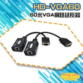【CHANG YUN 昌運】HD-VGA60 60米 VGA 網路延長器 免電 源