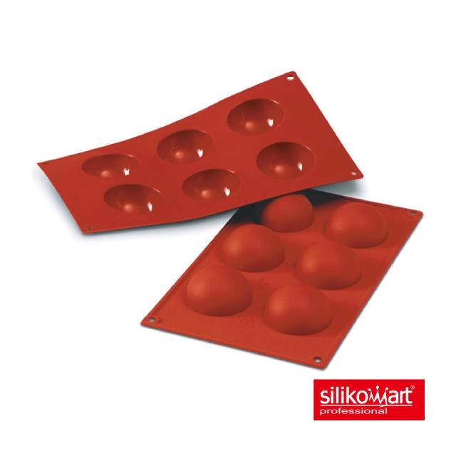 【silikomart】6連小半球模 義大利製 巧克力 冰模 矽膠模(30.003.00.0060)