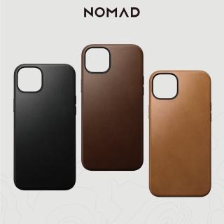 【NOMAD】iPhone 15 Plus 6.7-嚴選Classic皮革保護殼(獨特紋理更具特色)