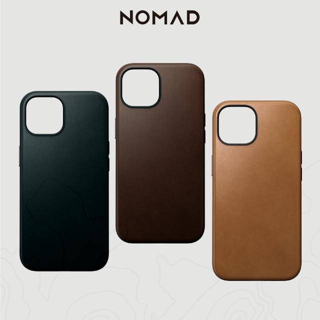 【NOMAD】iPhone 15 6.1-嚴選Classic皮革保護殼(獨特紋理更具特色)