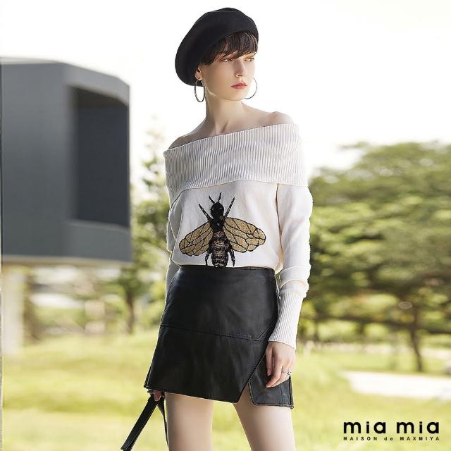 【mia mia】蜜蜂圖案羊毛針織衫