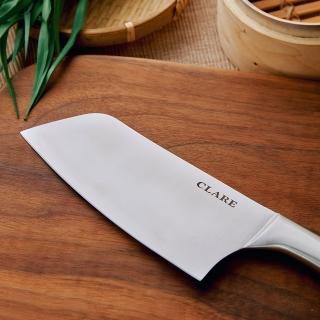 【Clare】白金鋼中式菜刀-尖(廚刀、刀具、廚師刀、料理刀)
