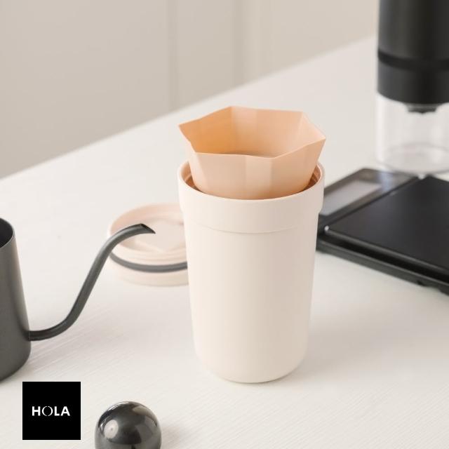 【HOLA】KAVi 翻轉咖啡杯 L - 裸膚米