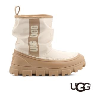 【UGG】女鞋/雨鞋/厚底鞋/休閒鞋/Classic Brellah Mini(卡其色-UG1144059BLK)