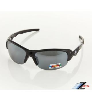 【Z-POLS】新一代 PRO款帥氣頂級Polarized強抗UV400電鍍水銀黑偏光運動太陽眼鏡(超舒適配戴感抗UV400)