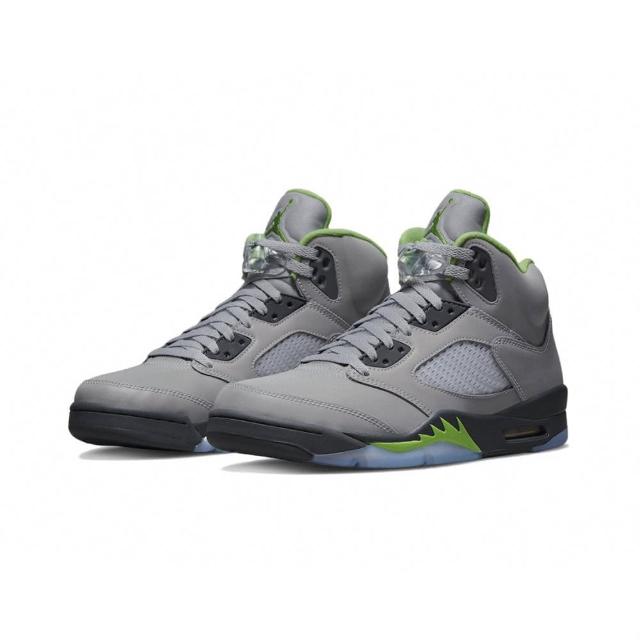 【NIKE 耐吉】Air Jordan 5 Retro Green Bean 綠豆灰綠男鞋DM9014