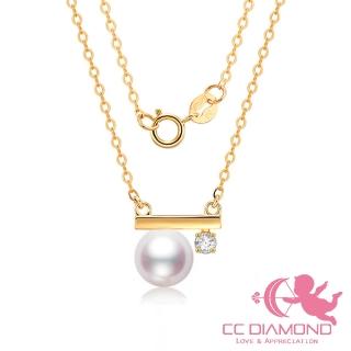 【CC Diamond】日本AKOYA珍珠18K金 輕珠寶套鍊(7.7mm)