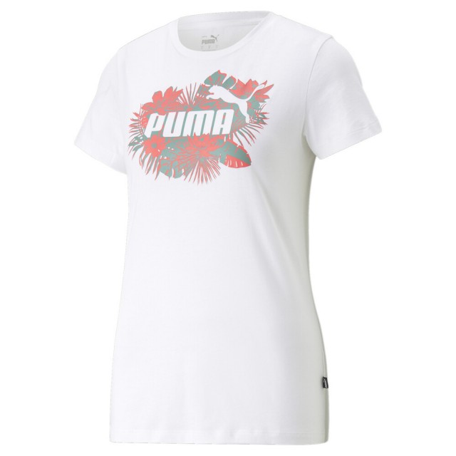 【PUMA官方旗艦】基本系列Flower Power短袖T恤 女性 67369102