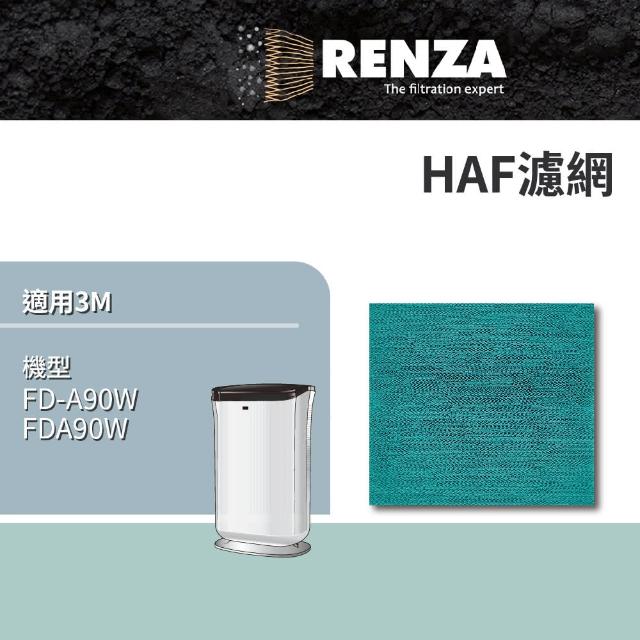 【RENZA】適用3M FD-A90W 雙效空氣清淨除濕機 HAF濾網組(替代 FD-A90RF)