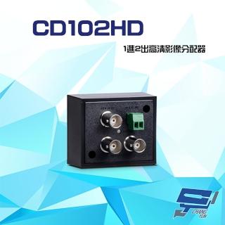【昌運監視器】CD102HD 1進2出 HD-TVI/AHD/HDCVI/CVBS 高清影像分配器