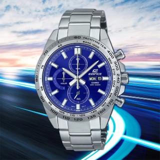 【CASIO 卡西歐】EDIFICE 前衛動感計時腕錶 42.3mm 藍(EFR-574D-2AV)