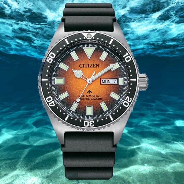 【CITIZEN 星辰】PROMASTER系列 征服潛水機械腕錶 41mm(NY0120-01Z)