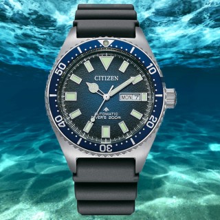 【CITIZEN 星辰】PROMASTER系列 征服潛水機械腕錶 41mm(NY0129-07L)
