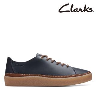 【Clarks】男鞋 Oakpark Low 仿生膠厚底復古感休閒鞋(CLM74668C)