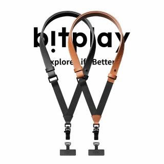 【bitplay】Leather Strap 皮革多工背帶-含掛繩通用墊片-焦糖棕(掛繩/腕繩/手機掛繩/iphone15)